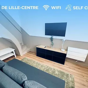 Appartement Nouveau! Centre T3 Avec Wifi, Tv, Netflix Lille
